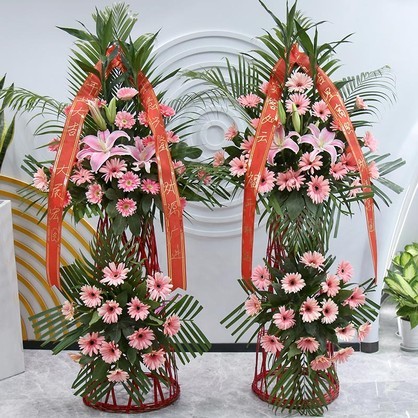 店面開業送幾個花籃好_店鋪開業送什么好_公司開業送什么禮物好