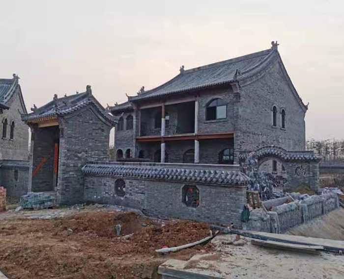 農村仿古建筑_農村仿古大門效果圖_仿古大門建筑