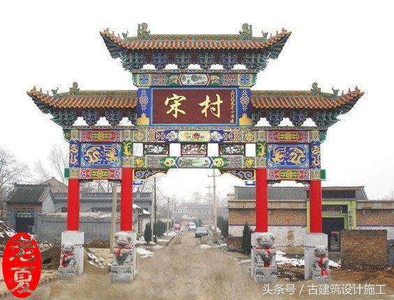仿古農(nóng)村文化墻圖片_農(nóng)村仿古建筑_農(nóng)村中式仿古別墅