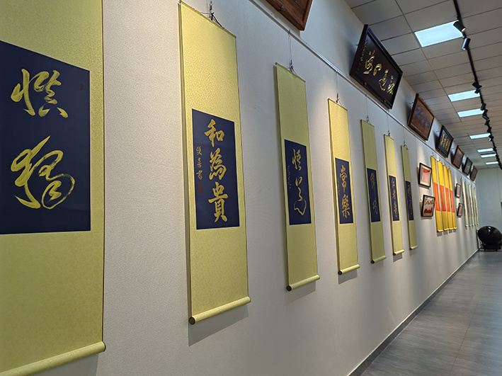 匾額招牌書法欣賞_木質(zhì)書法匾額_同仁堂匾額書法