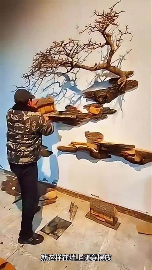 純手工木工工藝制作過程_天才木工爛木頭花瓶_簡單手工雕刻