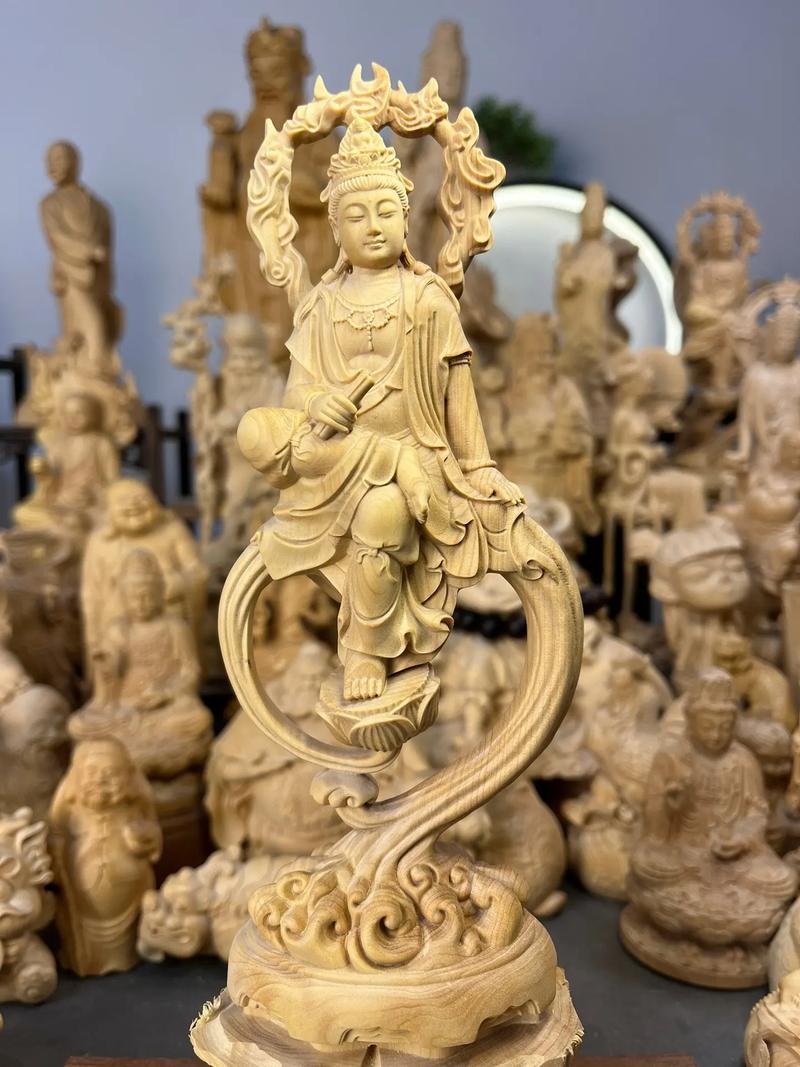木雕龍頭圖片大全集_木雕寓意文化_中國木雕人物雕刻