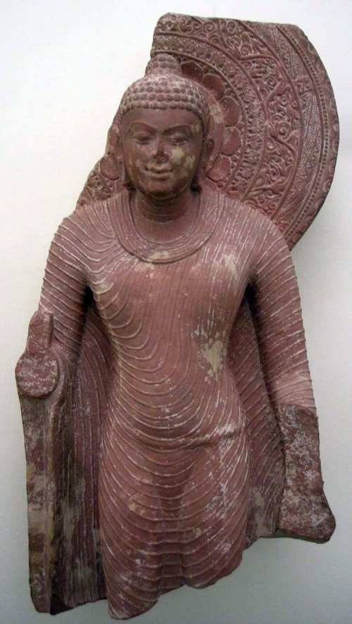 古代印度佛教雕像藝術_印度佛教雕塑材料技術_木頭佛像雕刻