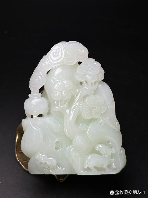 手把件雕刻自學(xué)圖樣_翡翠財神寓意_玉雕人物寓意