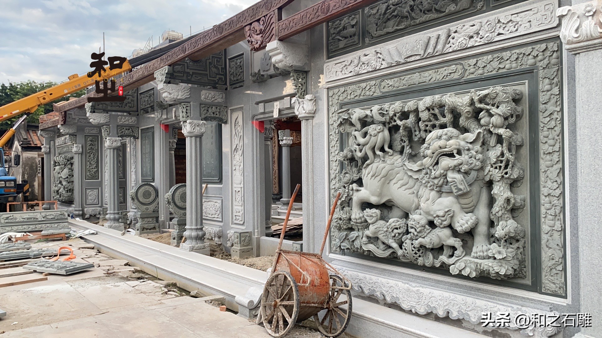 寺廟石雕浮雕壁畫_青石浮雕壁畫_浮雕壁畫前景怎么樣