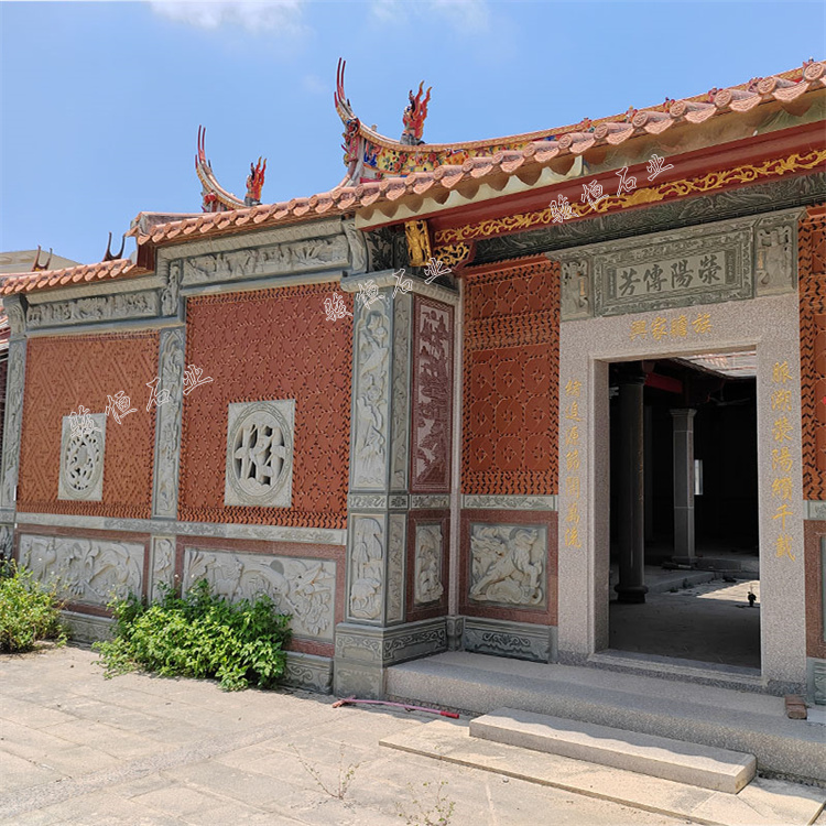 神話傳說類龍鳳呈祥二十四孝福祿壽喜_浮雕墻畫圖片欣賞_宗祠祖厝石雕壁畫浮雕圖案
