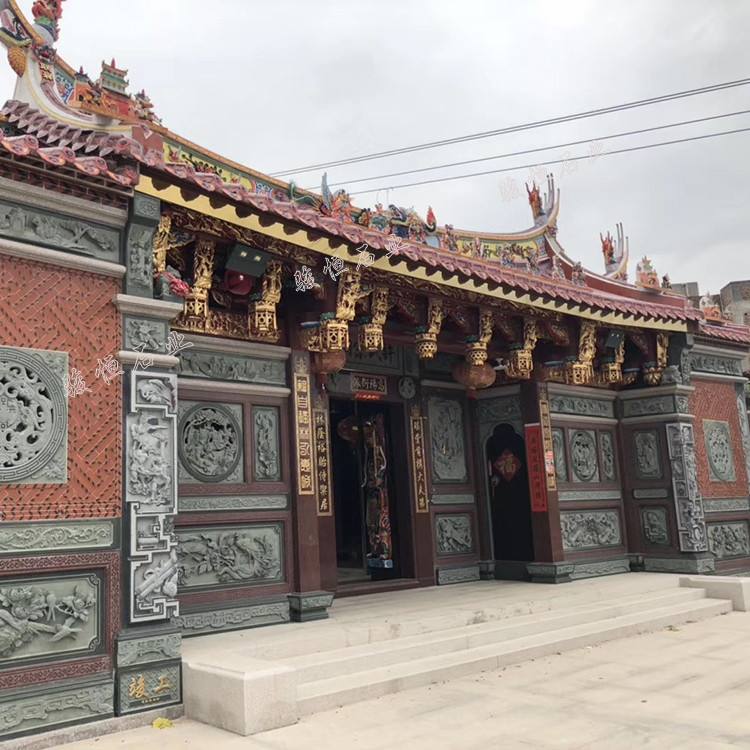 宗祠祖厝石雕壁畫浮雕圖案_浮雕墻畫圖片欣賞_神話傳說類龍鳳呈祥二十四孝福祿壽喜