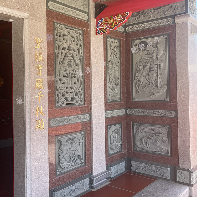 宗祠祖厝石雕壁畫浮雕圖案_神話傳說類龍鳳呈祥二十四孝福祿壽喜_浮雕墻畫圖片欣賞