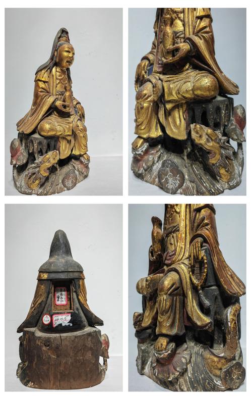 成都木雕廠加工廠_成都博物館藏清代四川地區木雕造像展_清代四川木雕造像觀音像
